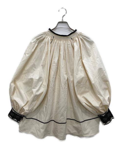 CURRENTAGE（カレンテージ）CURRENTAGE (カレンテージ) エンブロイダリーブラウス ホワイト サイズ:FREEの古着・服飾アイテム