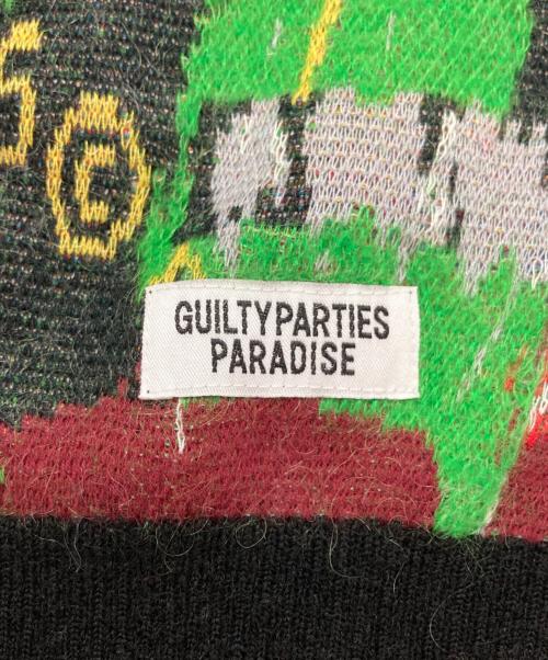 Jean-Michel Basquiat（ジャン ミシェル バスキア）Jean-Michel Basquiat (ジャン ミシェル バスキア) WACKO MARIA (ワコマリア) CARDIGAN (TYPE-3)/カーディガン マルチカラー サイズ:XLの古着・服飾アイテム