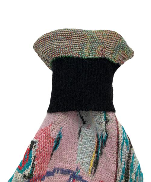 Jean-Michel Basquiat（ジャン ミシェル バスキア）Jean-Michel Basquiat (ジャン ミシェル バスキア) WACKO MARIA (ワコマリア) CARDIGAN (TYPE-3)/カーディガン マルチカラー サイズ:XLの古着・服飾アイテム