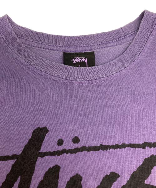 stussy（ステューシー）stussy (ステューシー) プリントTシャツ パープル サイズ:Ｓの古着・服飾アイテム