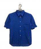 COMME des GARCONS HOMME PLUSコムデギャルソンオムプリュス）の古着「レースシャツ」｜ブルー
