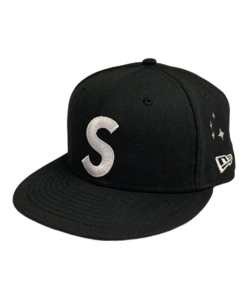 New Era（ニューエラ）New Era (ニューエラ) Supreme (シュプリーム) Characters S Logo/カーハートＳロゴ ブラック サイズ:7 3/8の古着・服飾アイテム