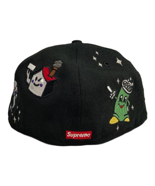 New Era（ニューエラ）New Era (ニューエラ) Supreme (シュプリーム) Characters S Logo/カーハートＳロゴ ブラック サイズ:7 3/8の古着・服飾アイテム