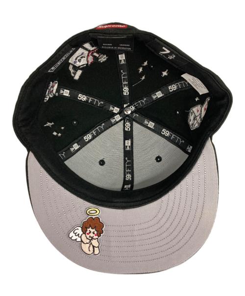 New Era（ニューエラ）New Era (ニューエラ) Supreme (シュプリーム) Characters S Logo/カーハートＳロゴ ブラック サイズ:7 3/8の古着・服飾アイテム