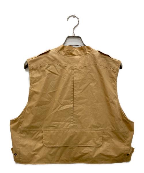 6(ROKU) BEAUTY&YOUTH（ロク ビューティーアンドユース）6(ROKU) BEAUTY&YOUTH (ロク ビューティーアンドユース) コットンフィッシングベスト ベージュ サイズ:FREEの古着・服飾アイテム