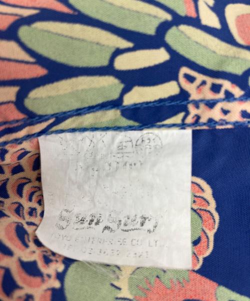 Sun Surf（サンサーフ）Sun Surf (サンサーフ) アロハシャツ ブルー×レッド サイズ:Ｍの古着・服飾アイテム