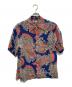 Sun Surf（サンサーフ）の古着「アロハシャツ」｜ブルー×レッド