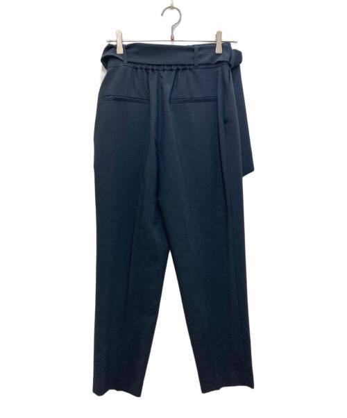 TIARA（ティアラ）TIARA (ティアラ) ベルテッドハイウエストテーパードパンツ ネイビー サイズ:SIZE3 未使用品の古着・服飾アイテム