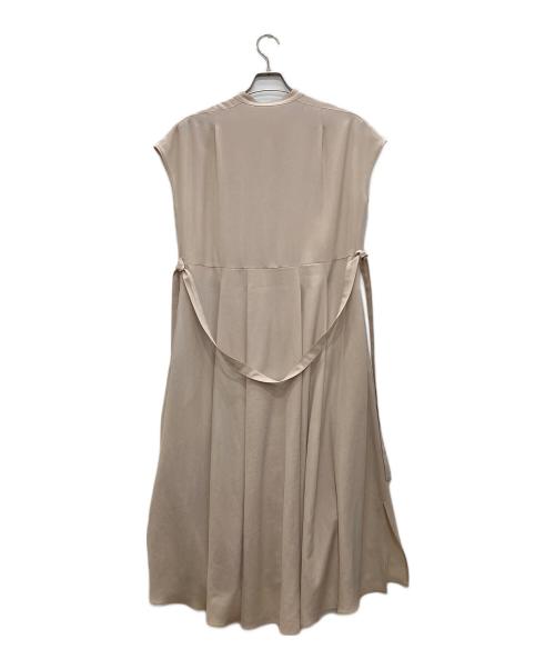 Noble（ノーブル）Noble (ノーブル) シャツイレヘムフレアOP ベージュ サイズ:38の古着・服飾アイテム