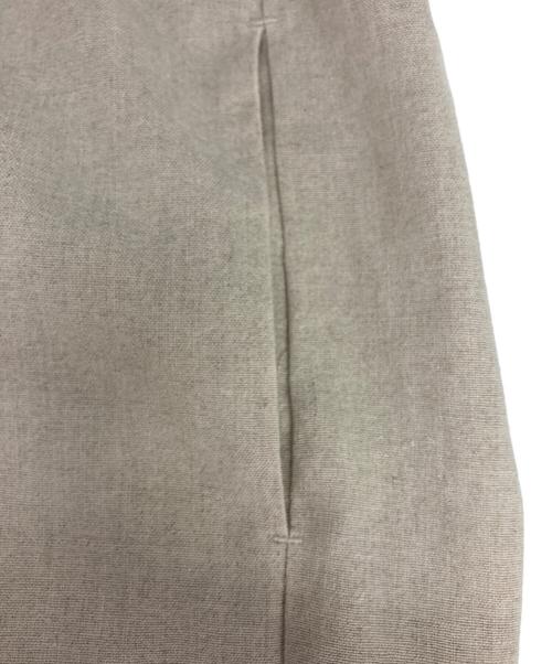 BEARDSLEY（ビアズリー）BEARDSLEY (ビアズリー) ウエストリブリネンパンツ ベージュ サイズ:SIZE1の古着・服飾アイテム