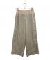 BEARDSLEY（ビアズリー）の古着「ウエストリブリネンパンツ」｜ベージュ