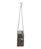 Ameriアメリ）の古着「UND SPANGLE FRINGE SHOULDER BAG」｜シルバー
