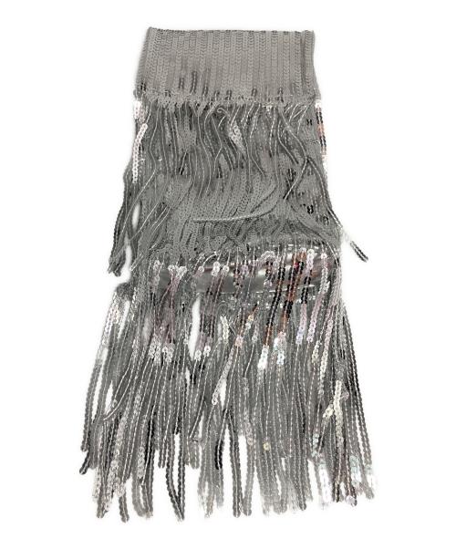 Ameri（アメリ）Ameri (アメリ) UND SPANGLE FRINGE SHOULDER BAG シルバーの古着・服飾アイテム