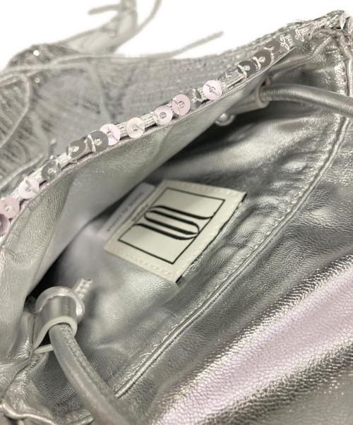 Ameri（アメリ）Ameri (アメリ) UND SPANGLE FRINGE SHOULDER BAG シルバーの古着・服飾アイテム