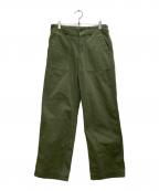 Spick and Spanスピックアンドスパン）の古着「ルーズベイカーパンツ」｜グリーン