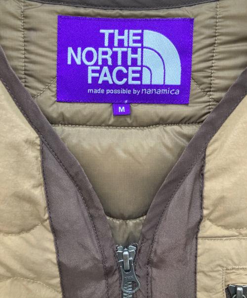 THE NORTHFACE PURPLELABEL（ザ・ノースフェイス パープルレーベル）THE NORTHFACE PURPLELABEL (ザ・ノースフェイス パープルレーベル) フィールドダウンカーディガン ブラウン サイズ:Ｍの古着・服飾アイテム