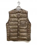 NANGAナンガ）の古着「インナーダウンベスト」｜ブラウン