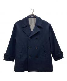 uniform experiment（ユニフォームエクスペリメント）の古着「オーバーサイズド ピーコート」｜ネイビー