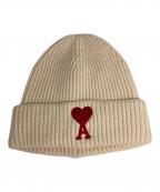 AMI Alexandre Mattiussiアミアレクサンドルマテュッシ）の古着「ニット帽」｜アイボリー