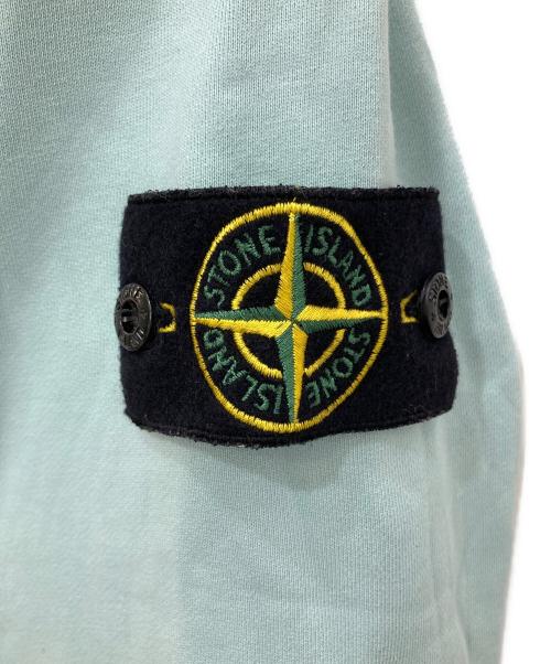 STONE ISLAND（ストーンアイランド）STONE ISLAND (ストーンアイランド) ガーメントダイサイドロゴパッチパーカー スカイブルー サイズ:Ⅿの古着・服飾アイテム