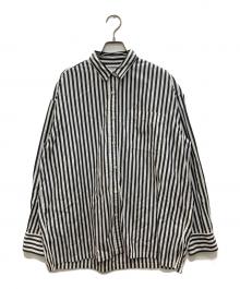 Plage（プラージュ）の古着「Boys boxシャツ」｜ホワイト×ブラック