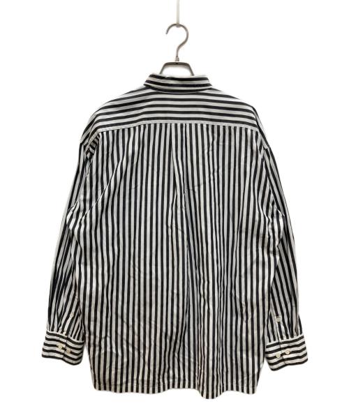 Plage（プラージュ）Plage (プラージュ) Boys boxシャツ ホワイト×ブラック サイズ:表記無の古着・服飾アイテム