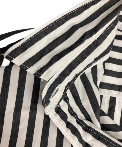 Plage（プラージュ）Plage (プラージュ) Boys boxシャツ ホワイト×ブラック サイズ:表記無の古着・服飾アイテム