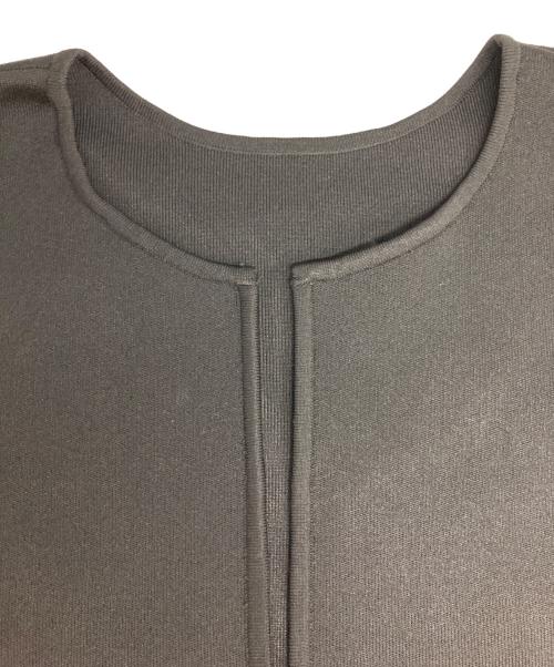 Rie miller（リエ ミラー）Rie miller (リエ ミラー) スキッパーニットジレ ブラック サイズ:38の古着・服飾アイテム