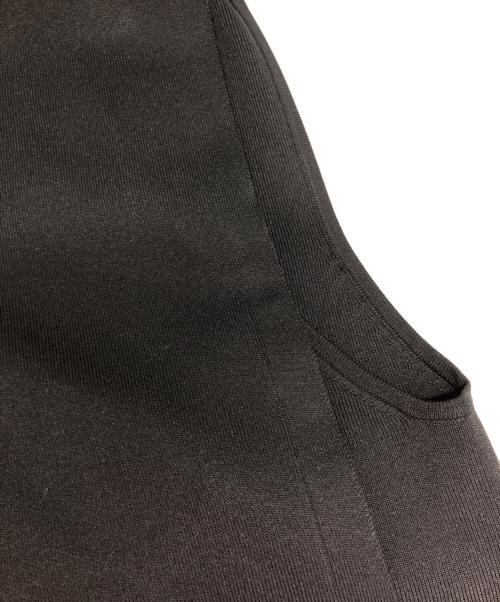 Rie miller（リエ ミラー）Rie miller (リエ ミラー) スキッパーニットジレ ブラック サイズ:38の古着・服飾アイテム