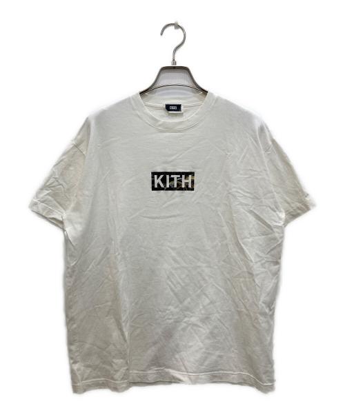 KITH（キス）KITH (キス) ロゴプリントTシャツ ホワイト サイズ:Ⅿの古着・服飾アイテム
