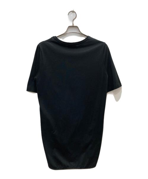 ATON（エイトン）ATON (エイトン) ヘムライン ロング カットソー ブラック サイズ:02の古着・服飾アイテム