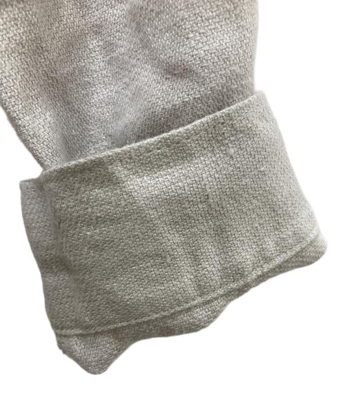 evam eva（エヴァムエヴァ）evam eva (エヴァムエヴァ) ヘンプリネンワンピース グレー サイズ:1の古着・服飾アイテム