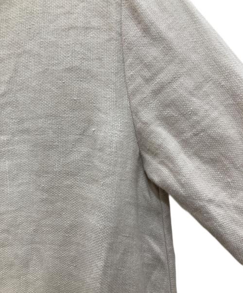 evam eva（エヴァムエヴァ）evam eva (エヴァムエヴァ) ヘンプリネンワンピース グレー サイズ:1の古着・服飾アイテム