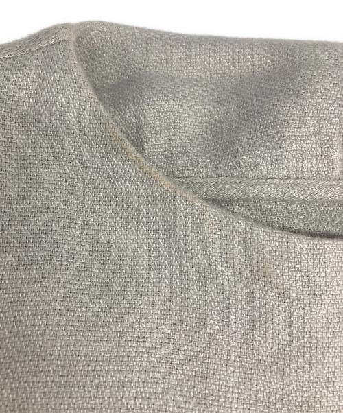 evam eva（エヴァムエヴァ）evam eva (エヴァムエヴァ) ヘンプリネンワンピース グレー サイズ:1の古着・服飾アイテム