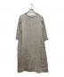 evam eva（エヴァムエヴァ）の古着「ヘンプリネンワンピース」｜グレー