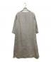 evam eva (エヴァムエヴァ) ヘンプリネンワンピース グレー サイズ:1：8000円