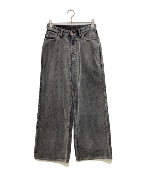 UNUSED（アンユーズド）UNUSED (アンユーズド) Corduroy wide pants/コーデュロイ ワイド パンツ グレー サイズ:002 未使用品の古着・服飾アイテム