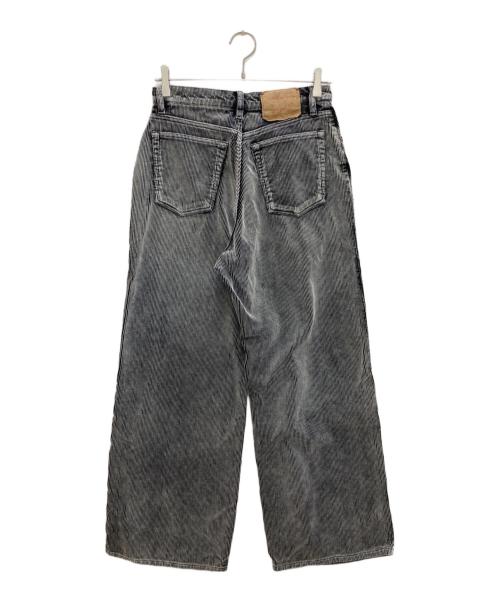 UNUSED（アンユーズド）UNUSED (アンユーズド) Corduroy wide pants/コーデュロイ ワイド パンツ グレー サイズ:002 未使用品の古着・服飾アイテム
