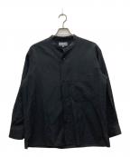 MARGARET HOWELLマーガレットハウエル）の古着「DRY WOOL LINEN PLAINWEAVE」｜ブラック