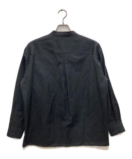 MARGARET HOWELL（マーガレットハウエル）MARGARET HOWELL (マーガレットハウエル) DRY WOOL LINEN PLAINWEAVE ブラック サイズ:Ⅿの古着・服飾アイテム