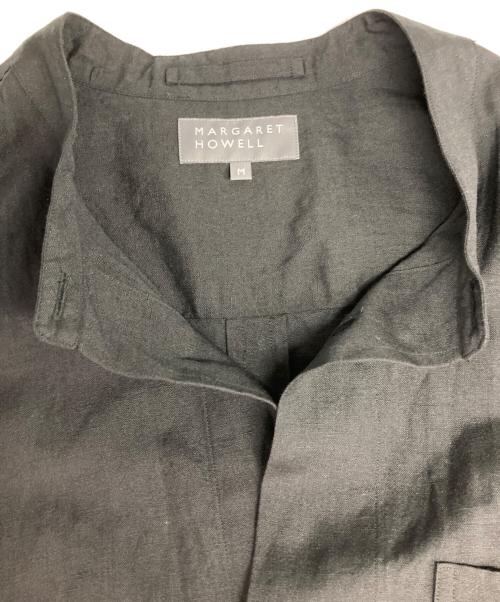 MARGARET HOWELL（マーガレットハウエル）MARGARET HOWELL (マーガレットハウエル) DRY WOOL LINEN PLAINWEAVE ブラック サイズ:Ⅿの古着・服飾アイテム