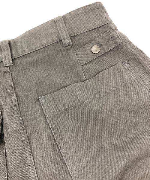 MHL（エムエイチエル）MHL (エムエイチエル) コットンウールドリルテーパードパンツ グレー サイズ:Sの古着・服飾アイテム