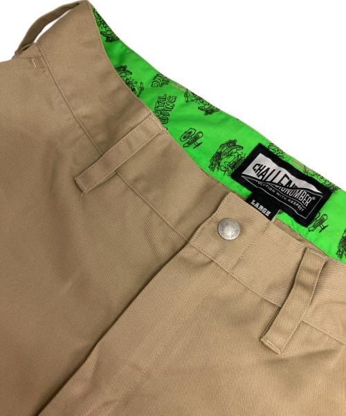 MAGIC NUMBER（マジックナンバー）MAGIC NUMBER (マジックナンバー) CHALLENGER (チャレンジャー) パンツ ベージュ サイズ:LARGEの古着・服飾アイテム