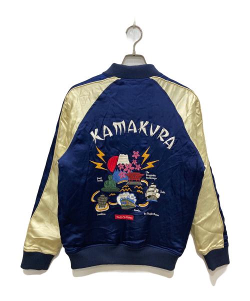 MAGIC NUMBER（マジックナンバー）MAGIC NUMBER (マジックナンバー) スカジャン ネイビー サイズ:Lの古着・服飾アイテム