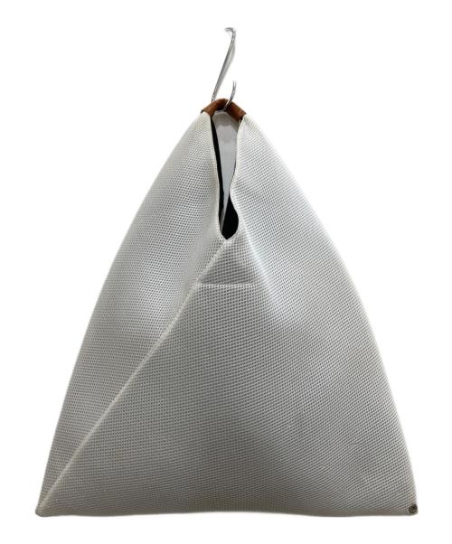 MM6 Maison Margiela（エムエムシックスメゾンマルジェラ）MM6 Maison Margiela (エムエムシックスメゾンマルジェラ) メッシュジャパニーズトートバッグ ホワイトの古着・服飾アイテム