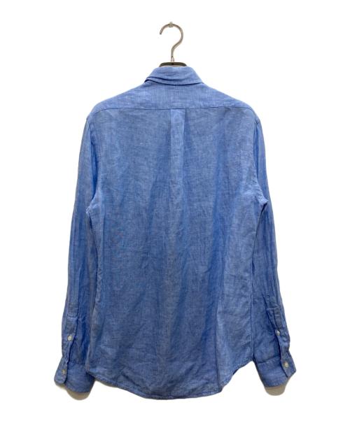 RALPH LAUREN（ラルフローレン）RALPH LAUREN (ラルフローレン) リネンシャツ ブルー サイズ:XSの古着・服飾アイテム