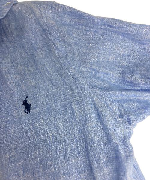RALPH LAUREN（ラルフローレン）RALPH LAUREN (ラルフローレン) リネンシャツ ブルー サイズ:XSの古着・服飾アイテム