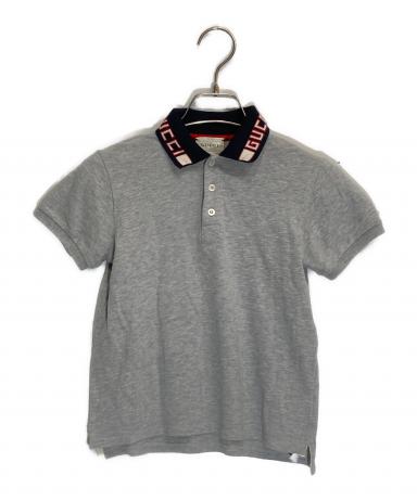 中古・古着通販】GUCCI (グッチ) ポロシャツ グレー サイズ:8