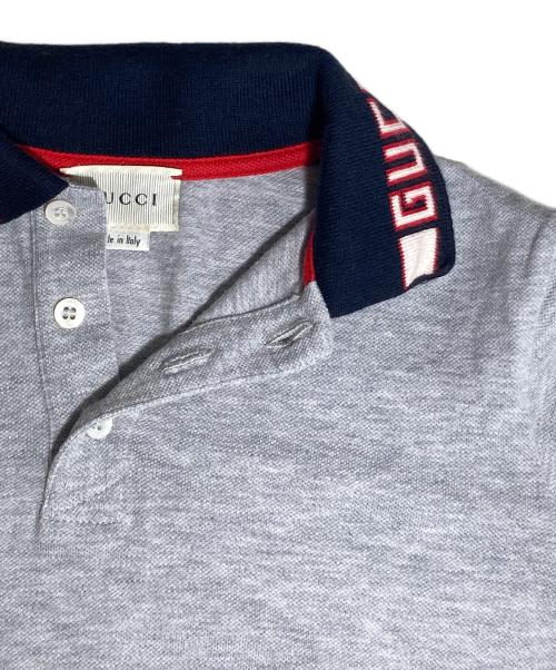 GUCCI（グッチ）GUCCI (グッチ) ポロシャツ グレー サイズ:8の古着・服飾アイテム