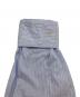 中古・古着 INDIVIDUALIZED SHIRTS (インディビジュアライズドシャツ) ストライプシャツ ブルー サイズ:Ｍ：5000円